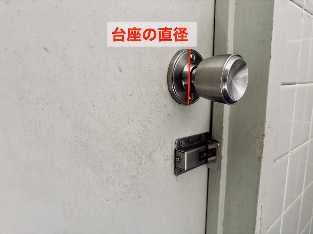 台座の直径