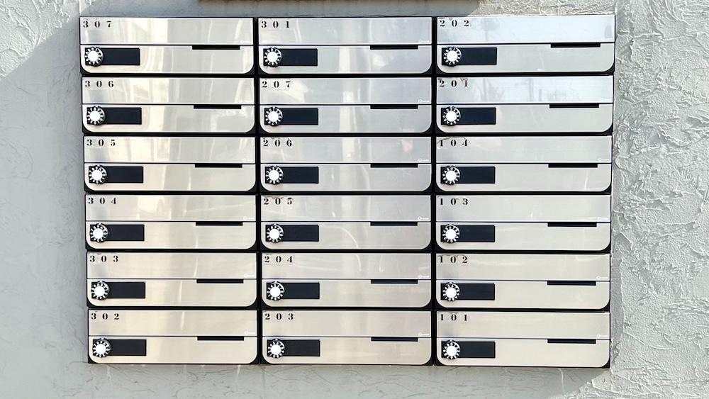 ダイヤル式集合ポスト