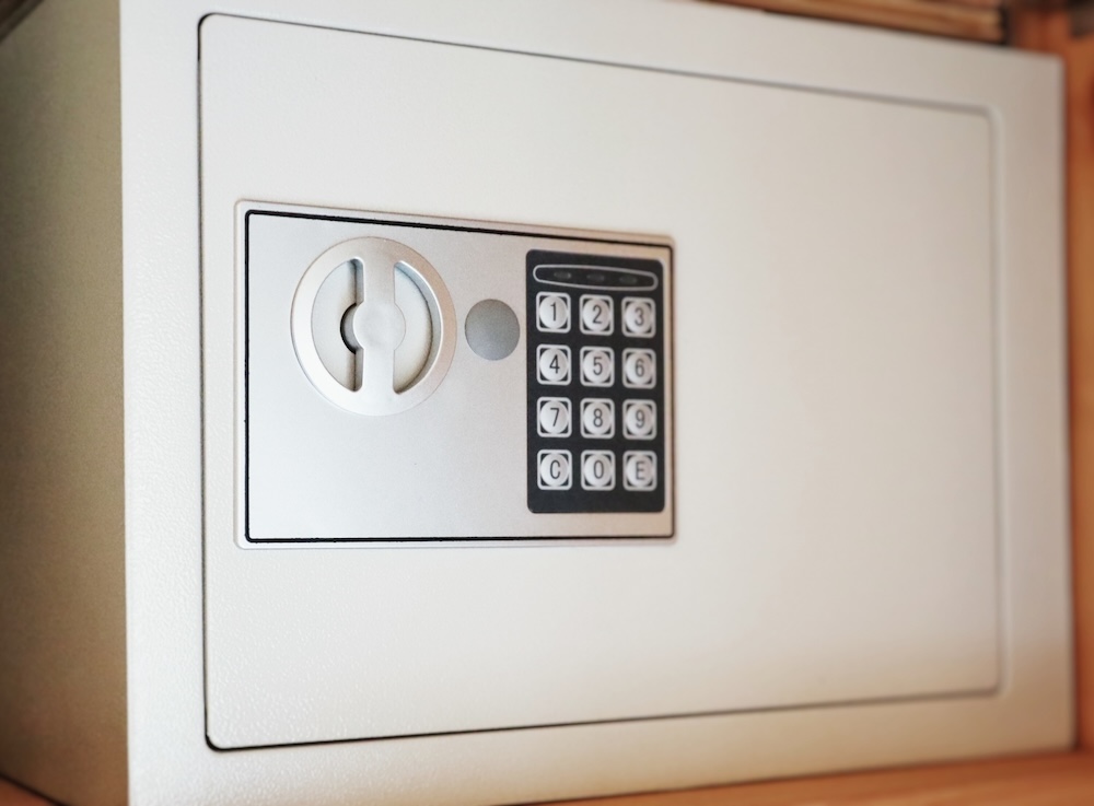 テンキー式金庫
