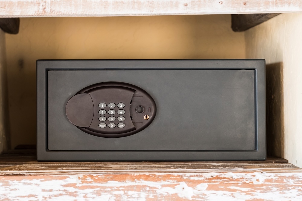 プッシュ（テンキー）式金庫