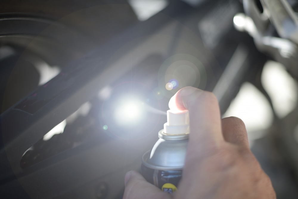 油性の潤滑スプレー