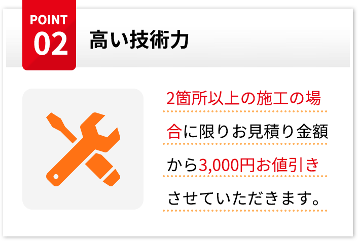 POINT02：高い技術力