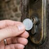 一円玉で鍵開け